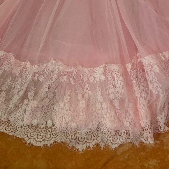 NWT Widow Death Becomes Her Goth Gown in Pink Lace Sz M - Picture 9 of 16